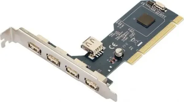 MicroConnect 4+1 USB2.0 PCI / PCI rozšiřující karta / 4+1x USB2.0 (MC-USB-NEC2.0)