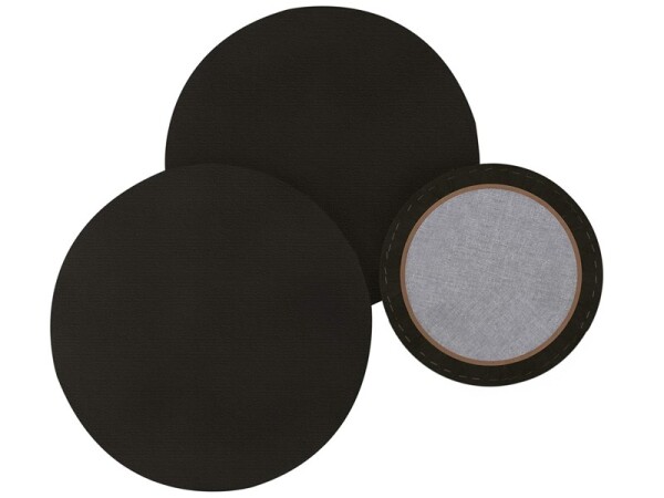 Malířské plátno na rámu 50cm kulaté, 280g/m2 - černé