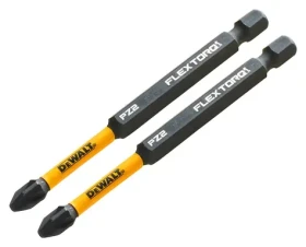 DeWalt Torsion Impact Sada bitů PZ2 / Sada bitů / 89 mm / 2 ks (DT70566T)