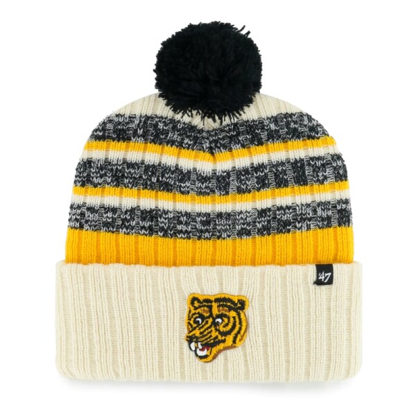 47 Brand Pánská Zimní Čepice Boston Bruins Tavern 47 CUFF KNIT Natural