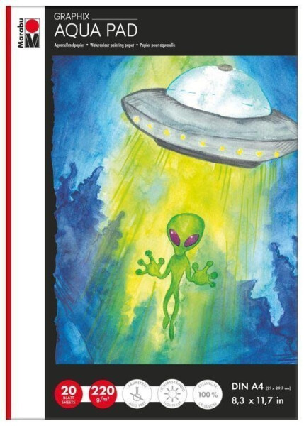Marabu Graphix blok A4 - na aquarel