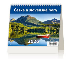 Kalendář stolní 2026 - MiniMax České a slovenské hory