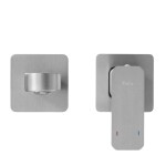 REA - Podomítková vanová baterie Arlo Brush Nickel REA-B5610