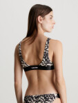 Dámská plavková podprsenka KWKW02489 0GM vzor leopard Calvin Klein