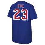 Outerstuff Dětské tričko Adam Fox #23 New York Rangers NHL Flat Name & Number Short Sleeve Cotton Velikost: Dětské S (122 – 134)