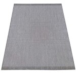 DumDekorace PATIO 14 , tkaný venkovní koberec na terasu, v šedé barvě Šířka: 80 cm | Délka: 150 cm