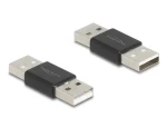 Delock Gender Changer USB 2.0-A samec samec, kov, kompaktní / Adaptér / USB 2.0 (65108)