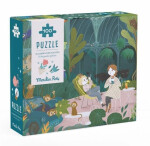 MOULIN ROTY Puzzle s lupou V zahradě - 100 pcs