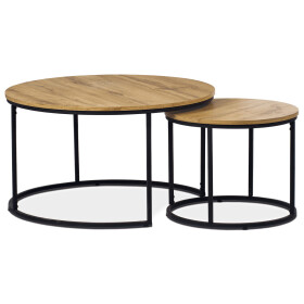 Konferenční stolek 80x80x45cm, mdf, divoký dub, AF-3002 OAK
