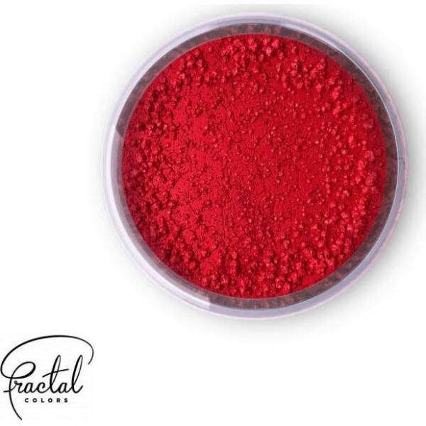 Jedlá prachová barva Fractal Cherry Red (2,5