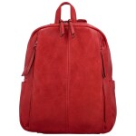Stylový dámský koženkový kabelko/batoh Cedra new, červený