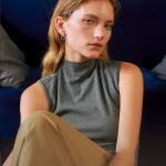 Náušnice s perlou, lapis lazuli a zirkony Aurelia, Modrá Bílá