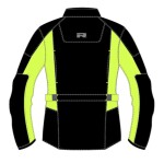 Moto bunda Richa Buster 2 WP prodloužená černo/fluo žlutá - M