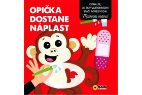 Opička dostane náplast