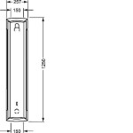 HANSA - Electra Bezdotykový hliníkový sprchový panel s termostatem 64152200