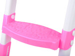 Mamido Dětské schůdky s nástavcem na toaletu ZA4348 růžové