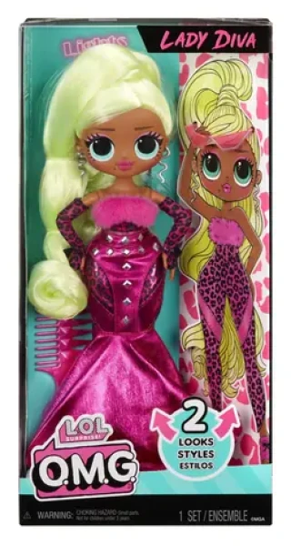 MGA L.O.L. Surprise! OMG Velká ségra, 2 outfity – Lady Diva