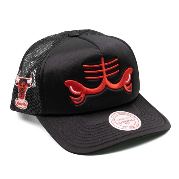 Mitchell & Ness Pánská kšiltovka Chicago Bulls NBA Logo Remix Trucker - Zelená