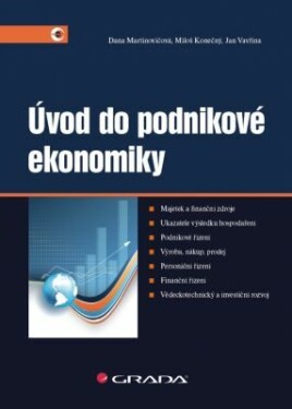 Úvod do podnikové ekonomiky Dana Martinovičová, Konečný Miloš, Jan Vavřina e-kniha