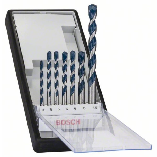 Bosch Accessories CYL-5 2608588167 tvrdý kov sada vrtáku do betonu 7dílná 4 mm, 5 mm, 5 mm, 6 mm, 6 mm, 8 mm, 10 mm válcová stopka 1 sada