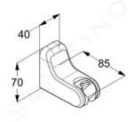 KLUDI - Freshline Držák sprchy, chrom 6455205-00