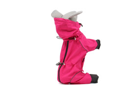DryPro pláštěnka pro psa na ZIP Barva: Růžová, Délka zad (cm): 55, Obvod hrudníku: 78 - 84 cm
