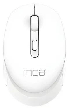 INCA IWM-243RB bílá / Bezdrátová myš / Silent / 1600 DPI / 4 tlačítka / 2.4 GHz / USB-A (IWM-243RB)