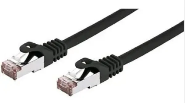 C-TECH patchcord Cat6 FTP 1 m černá (8954125014966)