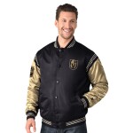 Starter Pánská bunda Vegas Golden Knights NHL Varsity Satin Enforcer Velikost: L