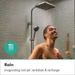 HANSGROHE - Activera Q Sprchový set s termostatem, 29x18 cm, 2 proudy, EcoSmart, chrom 28648000
