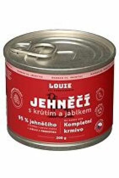 Louie Dog konz. Jehněčí s krůtím,jablk.prebiotiky 200g