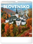 NOTIQUE Nástenný kalendár Čarokrásne Slovensko 2026 / 30 x 34 cm (PGN-35752-SK-L)