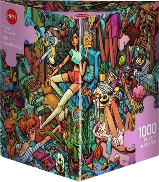 HEYE Puzzle Spolubydlící v domácnosti