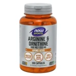 Arginin Ornitin - NOW Foods (100 kaps.) (47701-1-100caps)