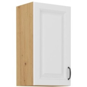 Horní skříňka Stilo 40 G-72 1F Barva korpusu: Dub artisan, Barva dvířek: Bílá