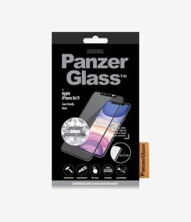 PanzerGlass Case Friendly CamSlider Swarovski tvrzené sklo pro Apple iPhone 11 XR černá (5711724026812)