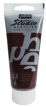 Akrylová barva Pébéo Studio Acrylic 100 ml - 063 terra rossa