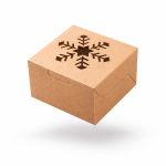 Cake star Vánoční krabička- "vločka" 10x10x6,3cm