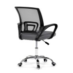 Dětská židle, výškově nastavitelná, šedá síťovina, KA-L103 GREY