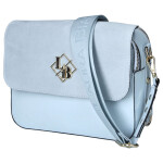 Moderní dámská koženková crossbody kabelka LB Eva, modrá