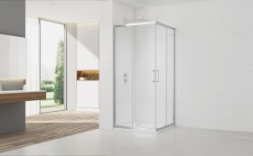 Sprchový kout čtverec 80x80 cm SAT TEX SATBKTEXQ80 SATBKTEXQ80