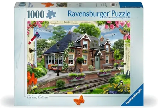 RAVENSBURGER Puzzle Country Cottage č.13: Nádraží