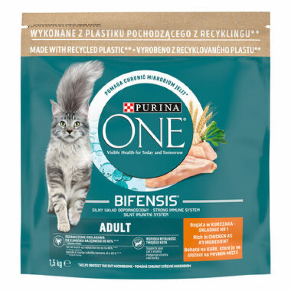 Purina ONE Adult kuřecí & celozrnné obilniny 1,5 kg