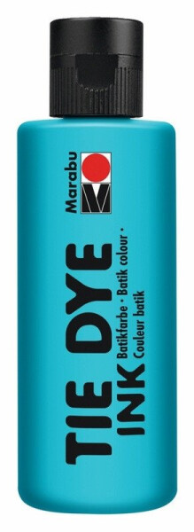 Batikovací barva 80ml - karibská modrá 091
