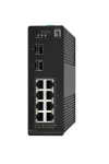 LevelOne Hilbert IGS-2110P / Průmyslový PoE switch / 8x GE PoE+ / 2x SFP / 110 W / DIN (IGS-2110P)