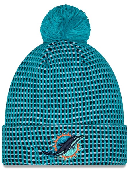 New Era Pánská zimní čepice Miami Dolphins NFL 2026 Rivalries Sideline Cold Weather