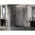 MEXEN/S - Lunar L Duo sprchový kout dveře křídlové 90 x 70 cm, transparent, grafit metal 834L-090L-070P-95-00