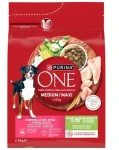 Purina One Med/Max Adult Krůta Rýže 2.5 kg / Krmivo pro psy (7613036514576)