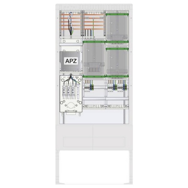 ABN SZ207ZA3506 Venkovní rozvodnice s elektroměrem Obsah 1 ks