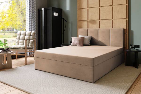 FRONTI Postel MARCELLO 120x200 béžová